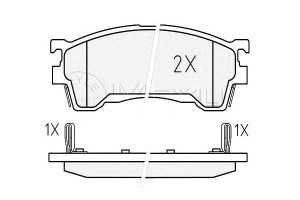 Klocki Hamulcowe Mazda Przód 323 626 Premacy Xedos