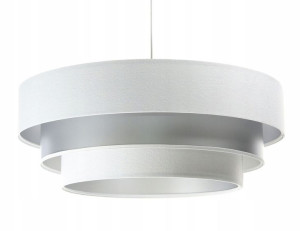 Lampa Wisząca Do Salonu Z Potrójnym Abażurem 60 Cm