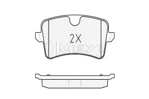 Klocki Hamulcowe Vw Tył A4 A5 Q5 07- 2,0-4,0 Quatt