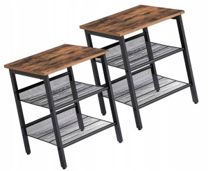 Komplet 2 Szafek Nocnych Industrialnych Sypialnia