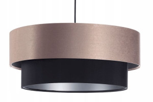 Lampa Wisząca Nad Stół Z Podwójnym Abażurem 50 Cm