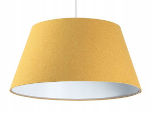 Lampa Wisząca Dzwon Do Salonu Sypialni Duża Żółta