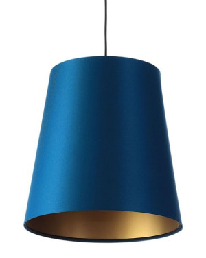 Granatowa Lampa Wisząca Glamour Nad Stół Do Salonu