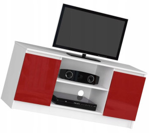 Szafka Rtv Pod Tv 140 Cm Nowoczesna Półki = Połysk