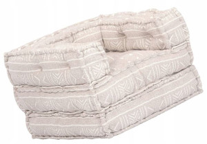 Puf Modułowy Beżowy Boho W Azteckie Wzory Nowy