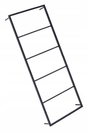 Nowoczesny Wieszak Łazienkowy 6 Szczebli Naścienny