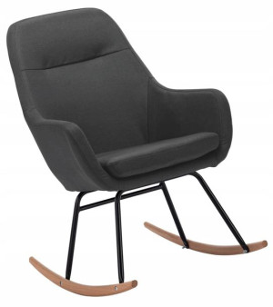 Fotel Do Salonu Ciemnoszary Nowoczesny Design
