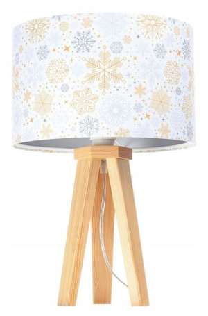 Lampa Stołowa Z Welurowym Abażurem ==== Świąteczna