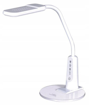 Lampka Na Biurko Led Dotykowa Ze Ściemniaczem Biel