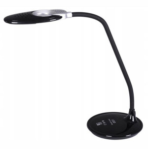 Lampka Na Biurko Led Czarna Nowoczesna Elastyczna