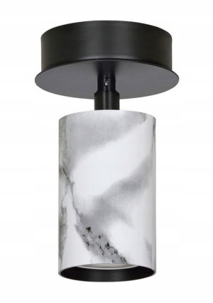 Lampa Sufitowa Spot Reflektor Marmurowy Nowoczesny