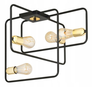 Nowoczesna Lampa Sufitowa Metalowa == Industrialna