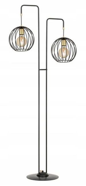 Lampa Podłogowa Do Biura Salonu Nowoczesna Czarna