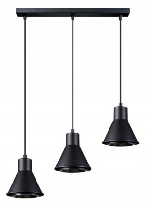 Lampa Wisząca Nad Stół Wyspę Potrójna == Punktowa