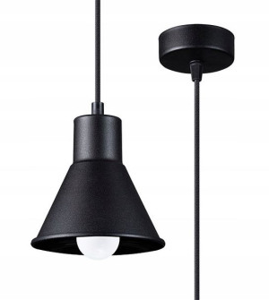 Czarna Lampa Wisząca Do Kuchni Nad Wyspę = Loftowa