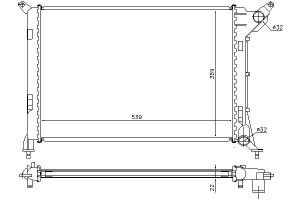 Chłodnica Silnika Mini (r50 R53) (r52) 1.6 06.01-0