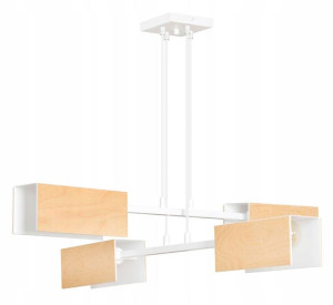 Wisząca Lampa Drewniana Industrialna == Do Jadalni
