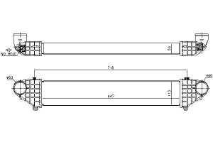 Intercooler Volvo C30 C70 Ii S40 Ii V50 2.0d/2.4d