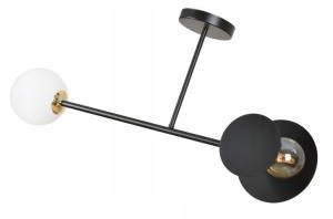 Czarna Lampa Sufitowa Nowoczesna Industrialna Loft
