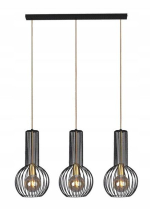 Lampa Wisząca Nad Stół Wyspę Kuchenną === Druciana