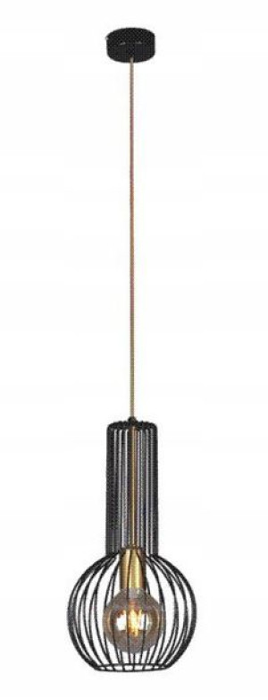 Lampa Wisząca Loft Druciana Pojedyncza Regulowana