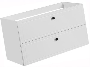 Szafka Pod Umywalkę Wisząca Łazienkowa Biała 100cm