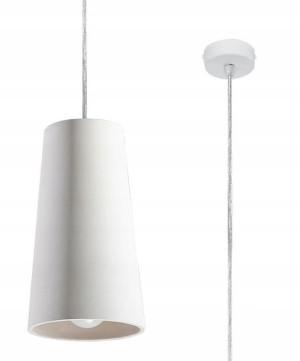 Lampa Wisząca Do Salonu Jadalni Stożek Ceramiczna