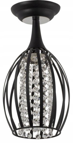 Lampa Sufitowa Glamour Z Kryształkami === Druciana