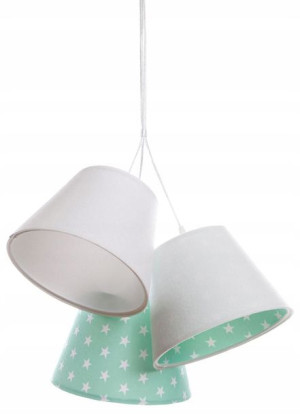 Lampa Do Pokoju Dziecięcego Potrójna Welurowa Hit