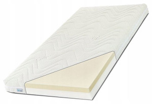 Piankowy Materac Visco Pokrowiec Silver 70x160 Cm