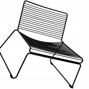 Designerski Czarny Fotel ===loftowy Industrialny