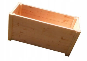 Donica Warzywniak Drewniana Prostokątna 40x100x40