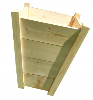 Drewniana Donica Ogrodowa Pionowa 40x40x50 Kolory