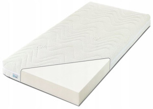 Materac Dziecięcy Pianka Pokrowiec Silver = 80x140