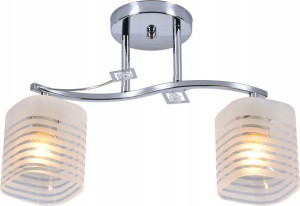 Żyrandol Lampa Sufitowa Do Salonu Sypialni Srebrna