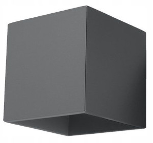 Kinkiet Geometryczny Led Lampa Ścienna == Antracyt