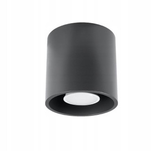 Plafon Led Walec Tuba Lampa Sufitowa ==== Antracyt