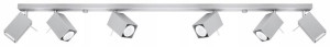 Plafon Led Z 6 Regulowanymi Reflektorami === Szary
