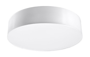 Plafon Okrągły Lampa Sufitowa Biała === Nowoczesna