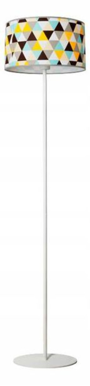 Lampa Stojąca Podłogowa Abażur = Geometryczny Wzór