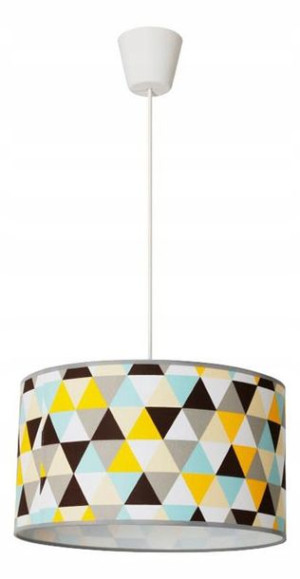 Lampa Sufitowa Wisząca Okrągły Abażur === Kolorowa
