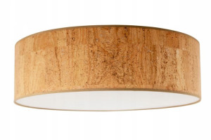 Plafon Z Korka Naturalnego Skandynawski Boho Brąz