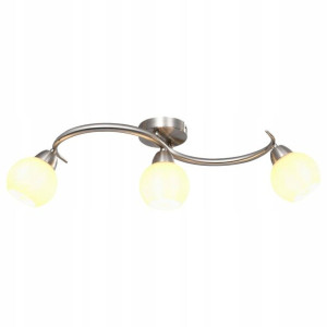 Lampa Sufitowa Listwa Ceramiczne Klosze Nowoczesna