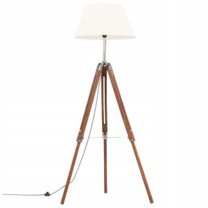 Lampa Stojąca Podłogowa Drewniana == Z Włącznikiem