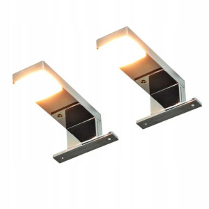 Kinkiet Łazienkowy Led Lampa Nad Lustro = 2 Sztuki