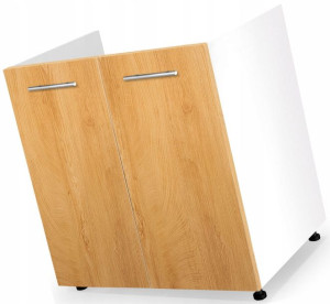 Szafka Pod Zlewozmywak Kuchenna Dąb Miodowy 80 Cm