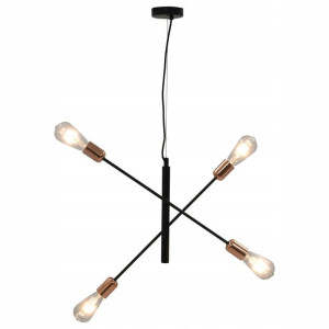 Lampa Wisząca Obrotowa Z Ruchomymi Ramionami Loft