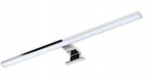 Lampa Led Nowoczesna = Kinkiet Srebrna 60 Cm Chrom