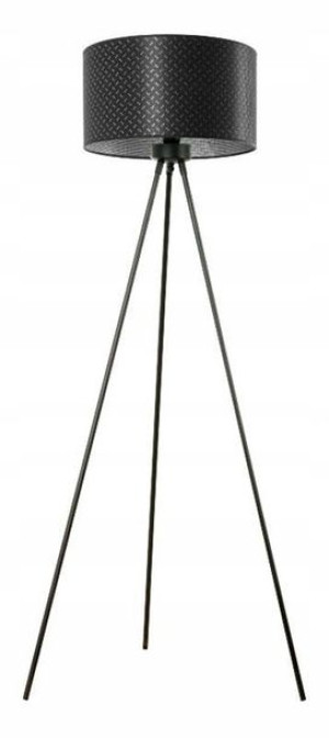 Lampa Stojąca Z Okrągłym Abażurem Lampa Podłogowa