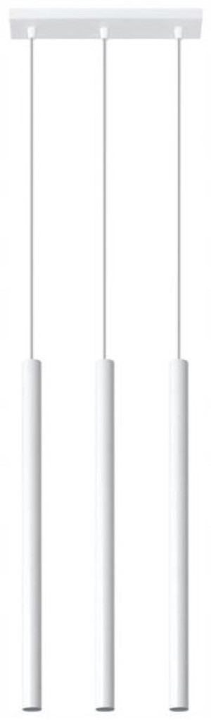 Lampa Wisząca Potrójna Do Salonu Sypialni == Biała